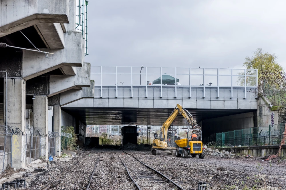 Rénovation des voies pour le passage du CDG Express