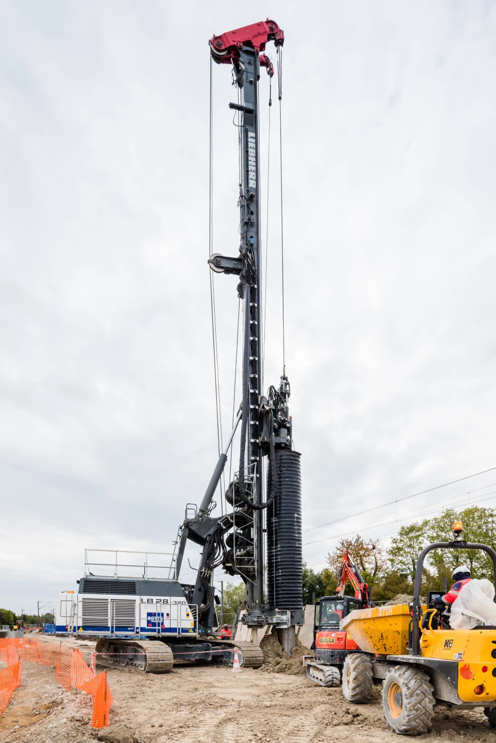 CDG Express - Outillage de pointe sur les travaux