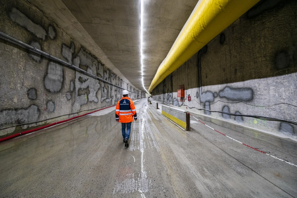 Inspection du tunnel